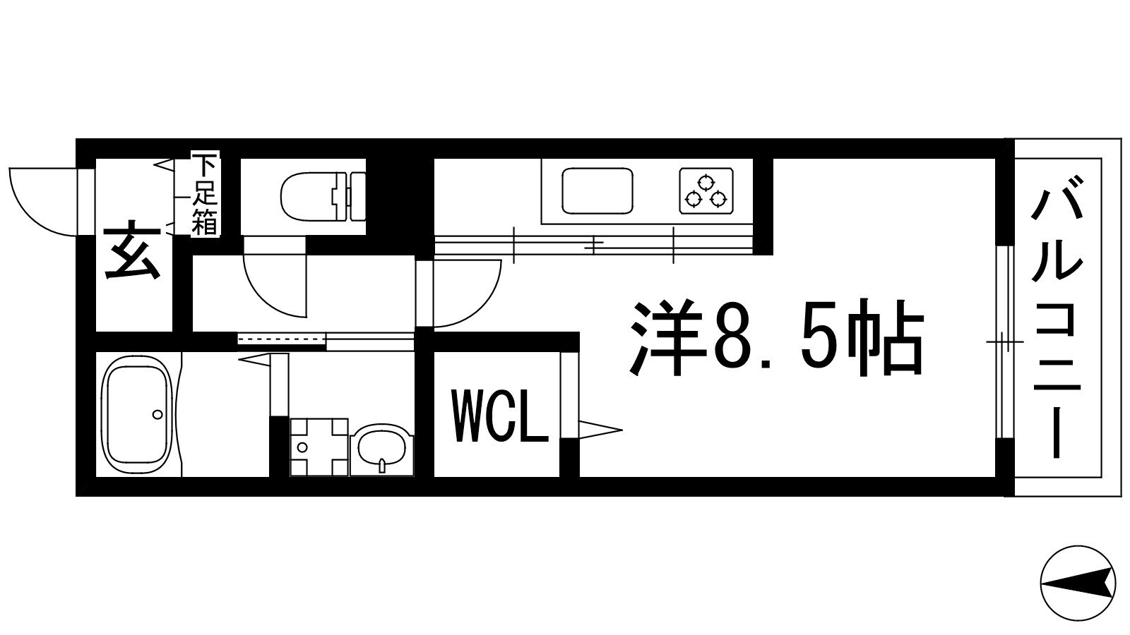 シャーメゾンRixの物件間取画像