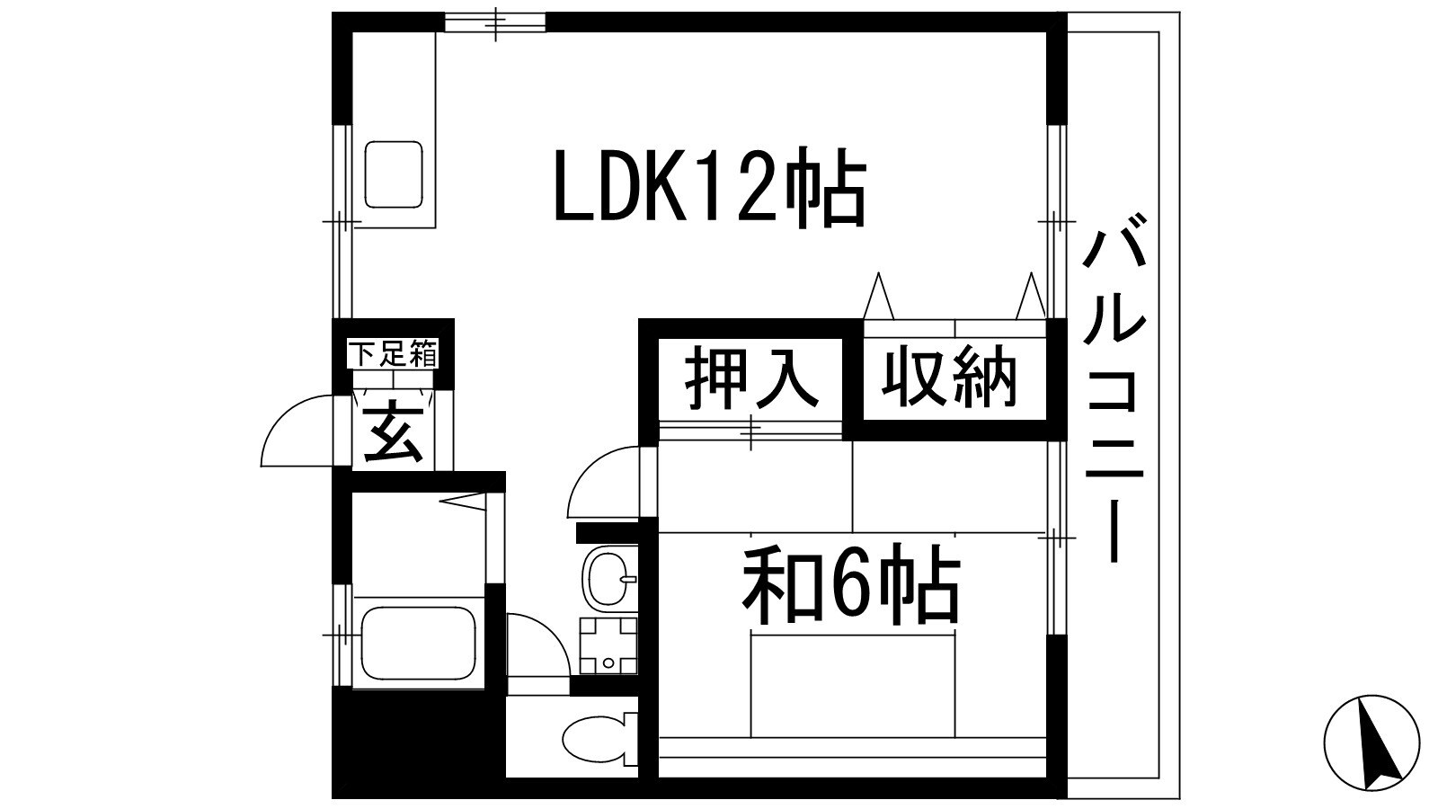 コーポ森栄の物件間取画像