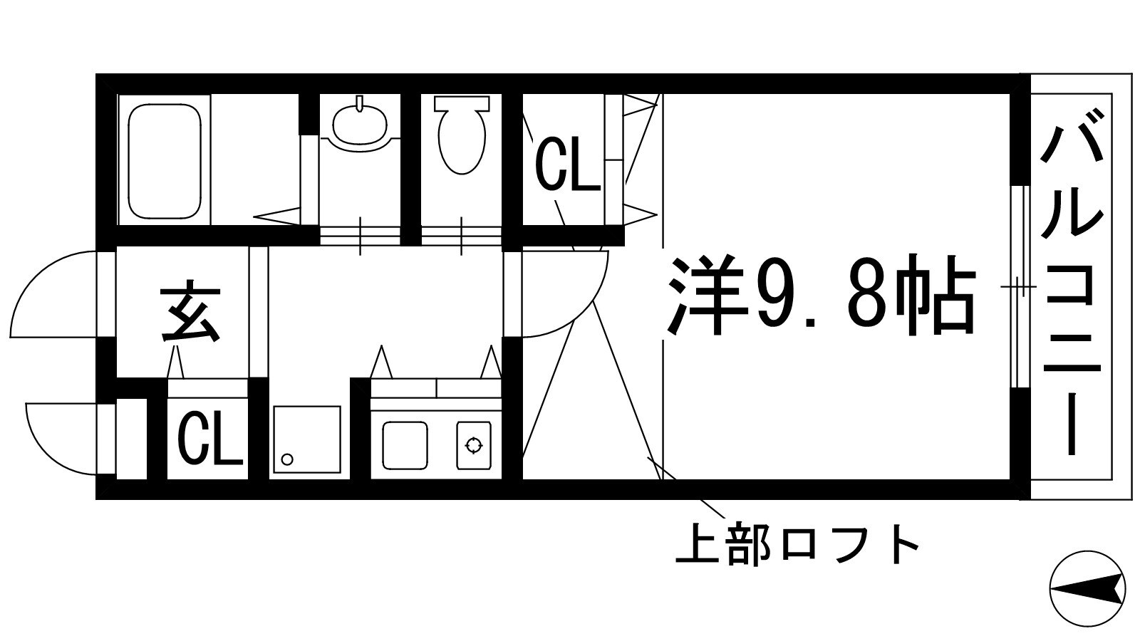 ユニハイムの物件間取画像