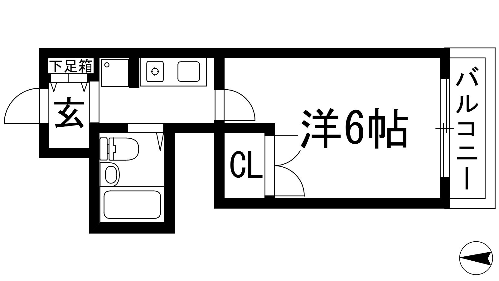 ベヌスタ西宮の物件間取画像