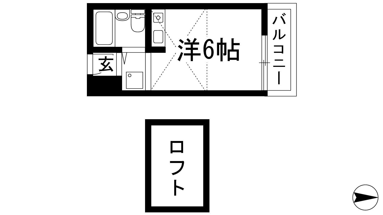 物件間取画像