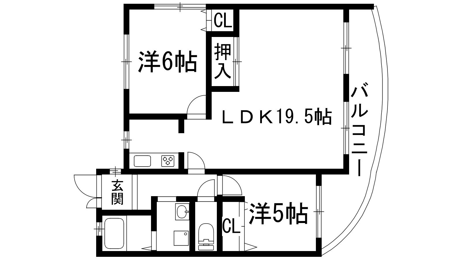 旭丘プラザの物件間取画像