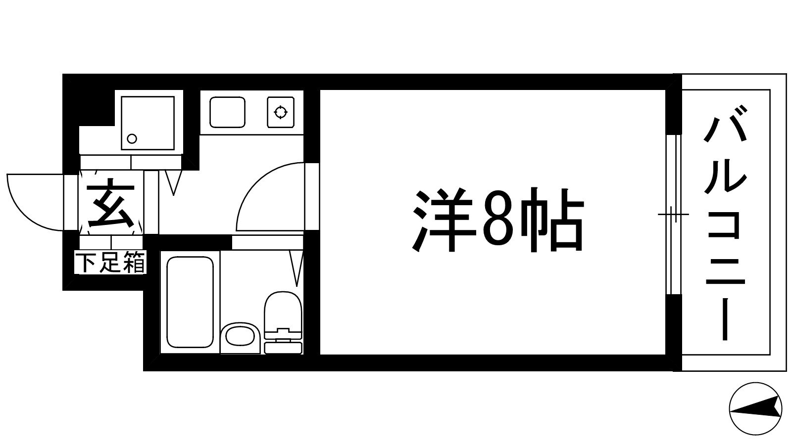 西北チェリーマンションの物件間取画像