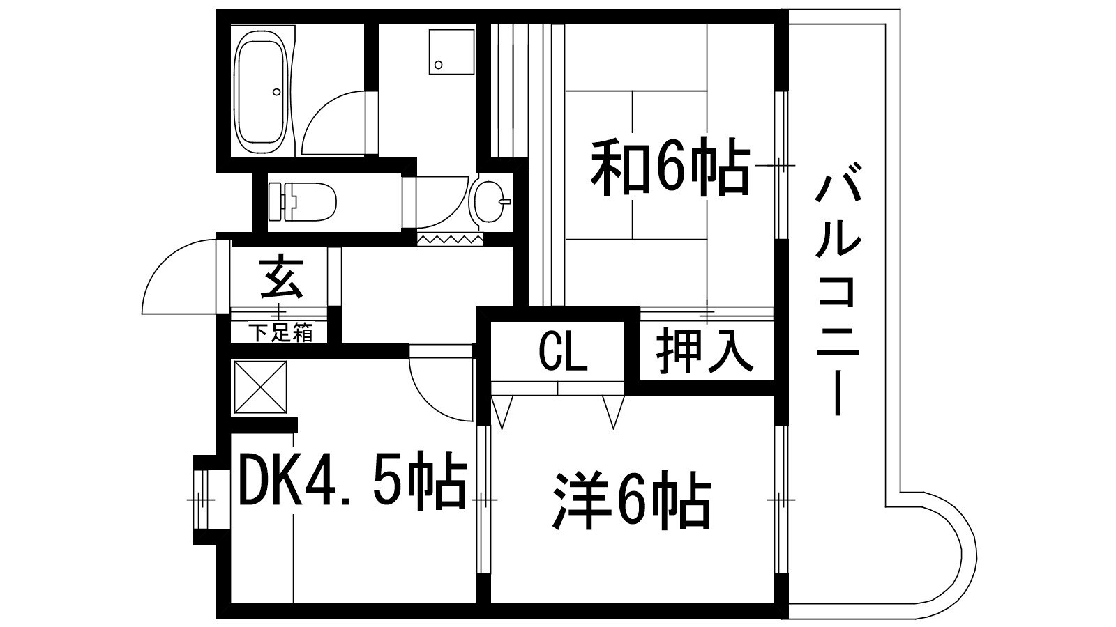 池田グレースマンションの物件間取画像