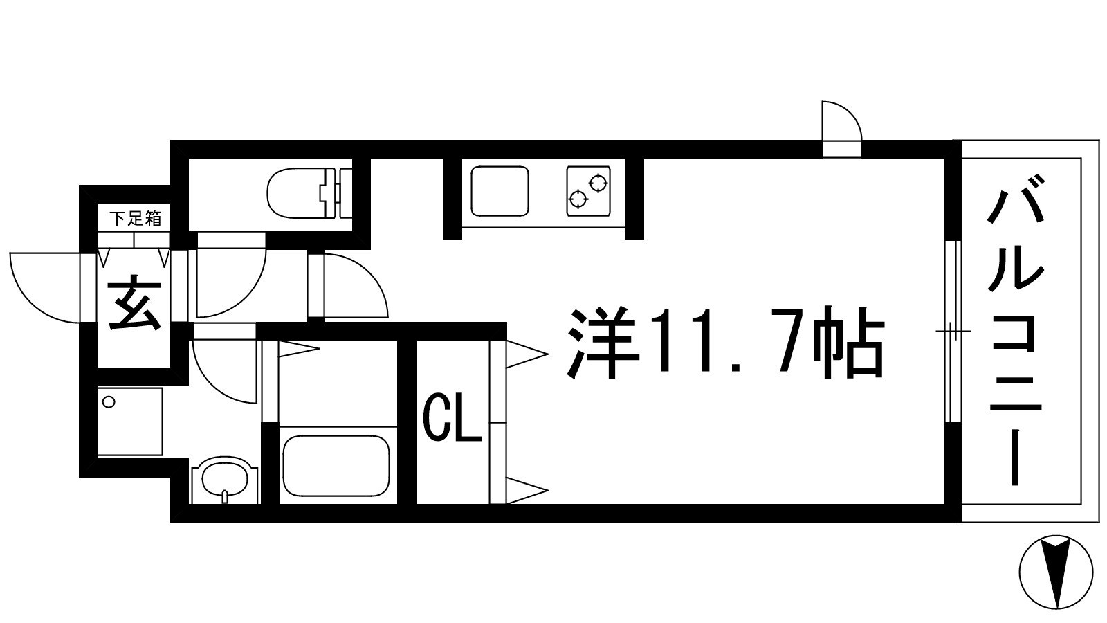 ホープ池田満寿美町（旧：リエス池田満寿美町）の物件間取画像