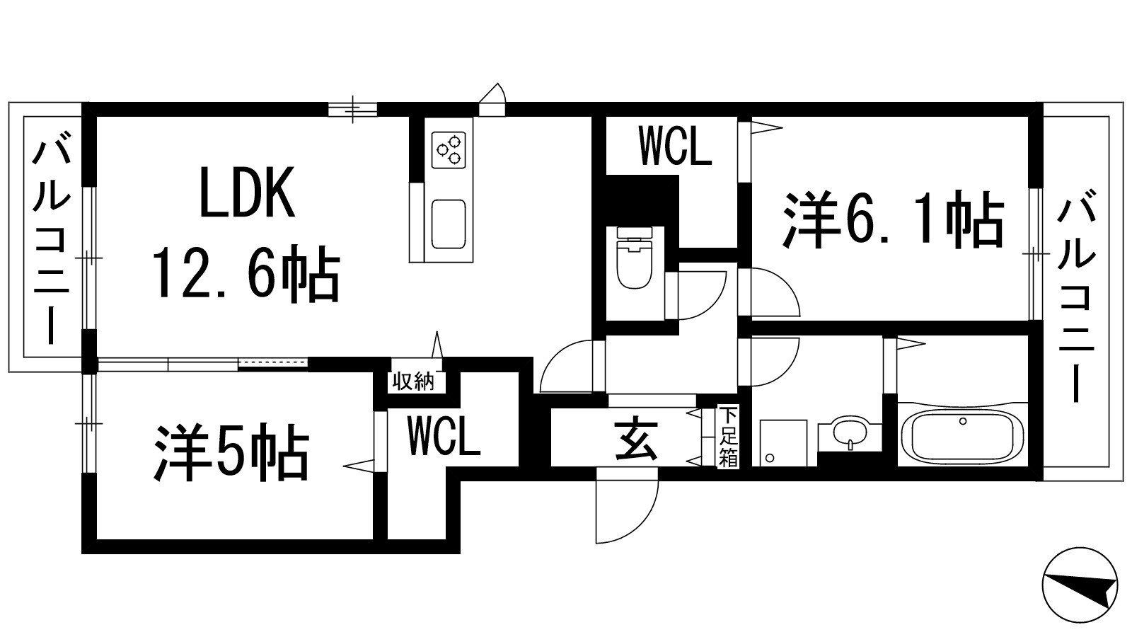 D-residence井口堂の物件間取画像