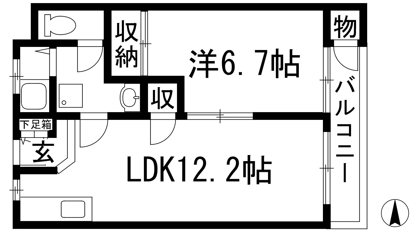 カーサモンドの物件間取画像