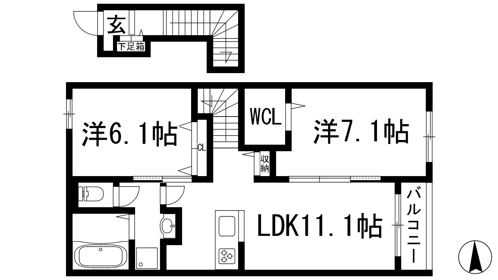 Serenoの物件間取画像