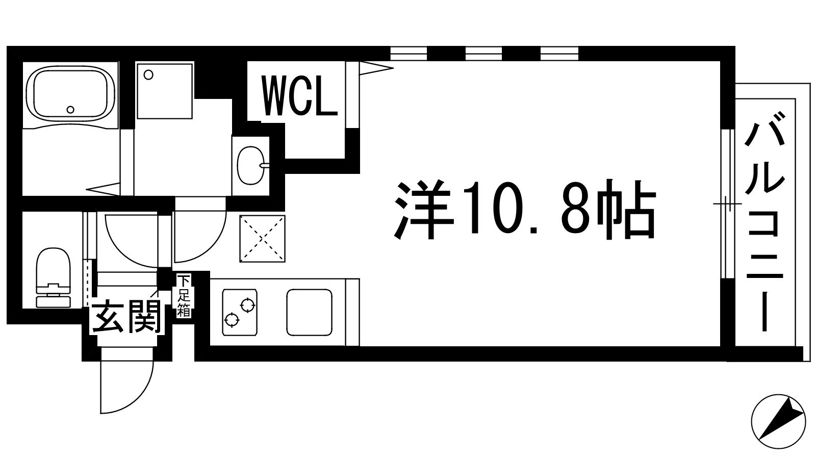 ルージェ仁川の物件間取画像