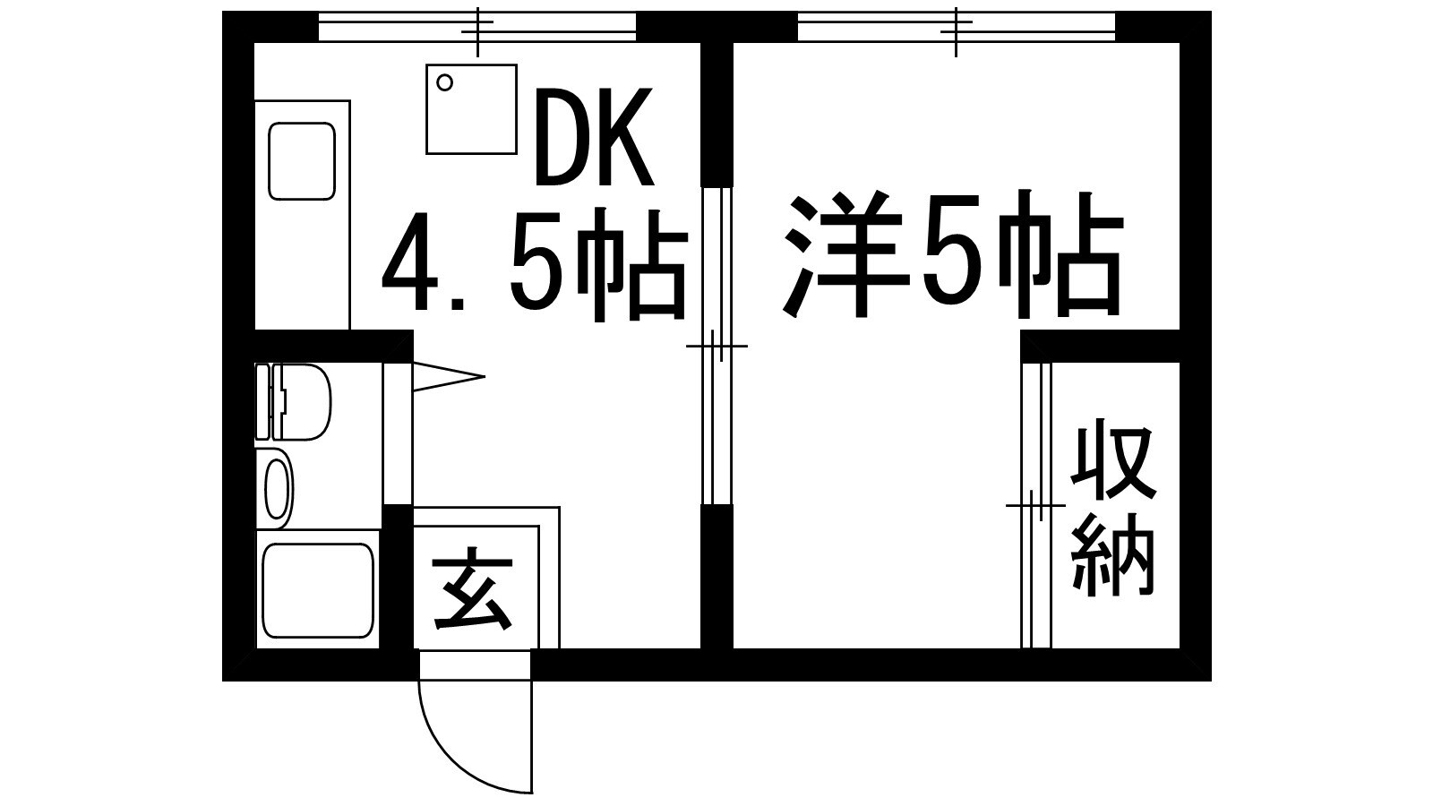 共栄ビルの物件間取画像