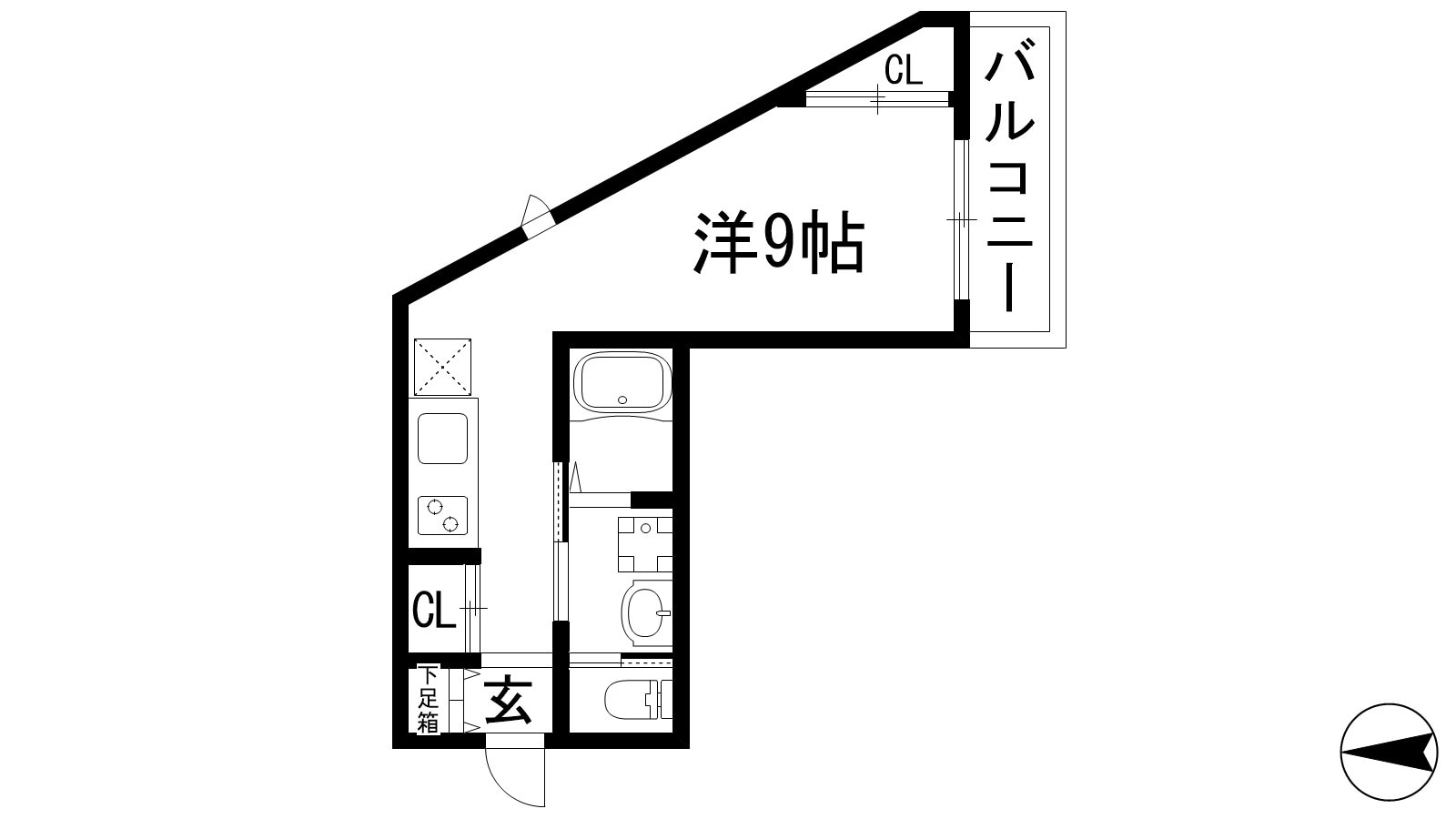 パティーナ中山寺の物件間取画像