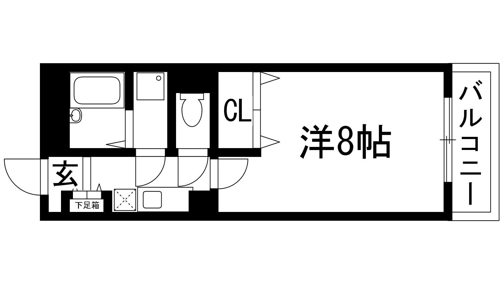 アインツェルハウスの物件間取画像