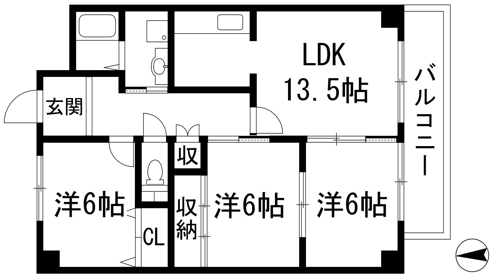 リシュパルテールの物件間取画像