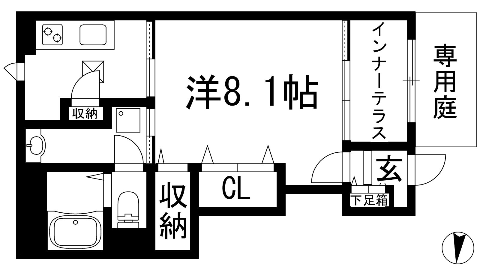 Casa  Arietta（カーサアリエッタ）の物件間取画像