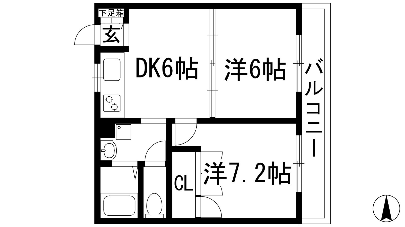 Douze中野北の物件間取画像