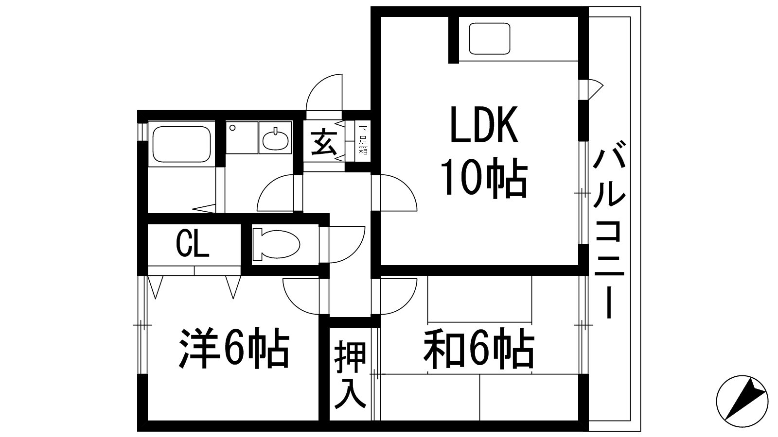 すみれハイツの物件間取画像