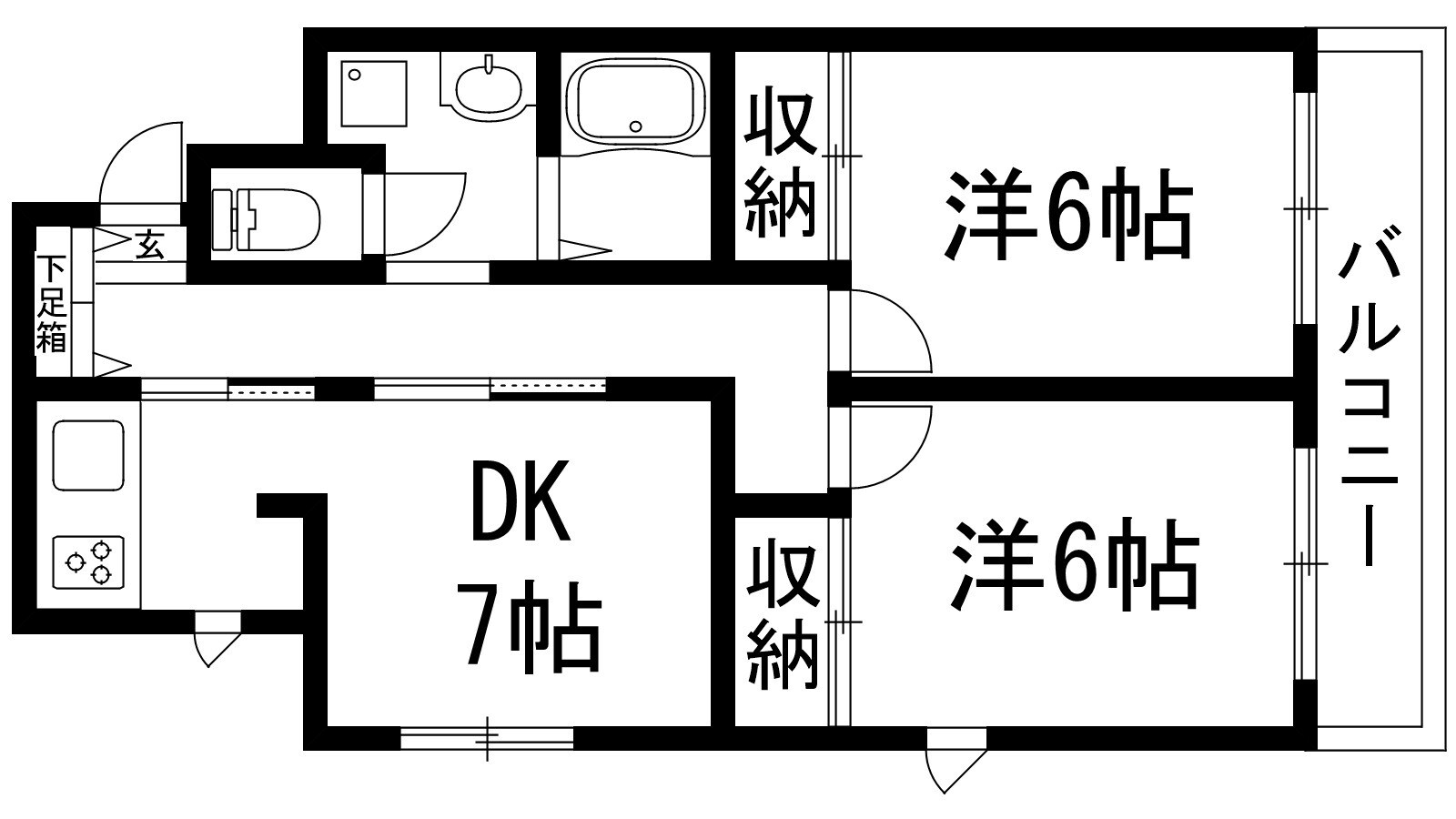 ファクト’93の物件間取画像