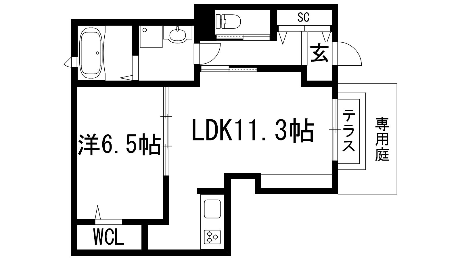 （仮）桜コート3の物件間取画像