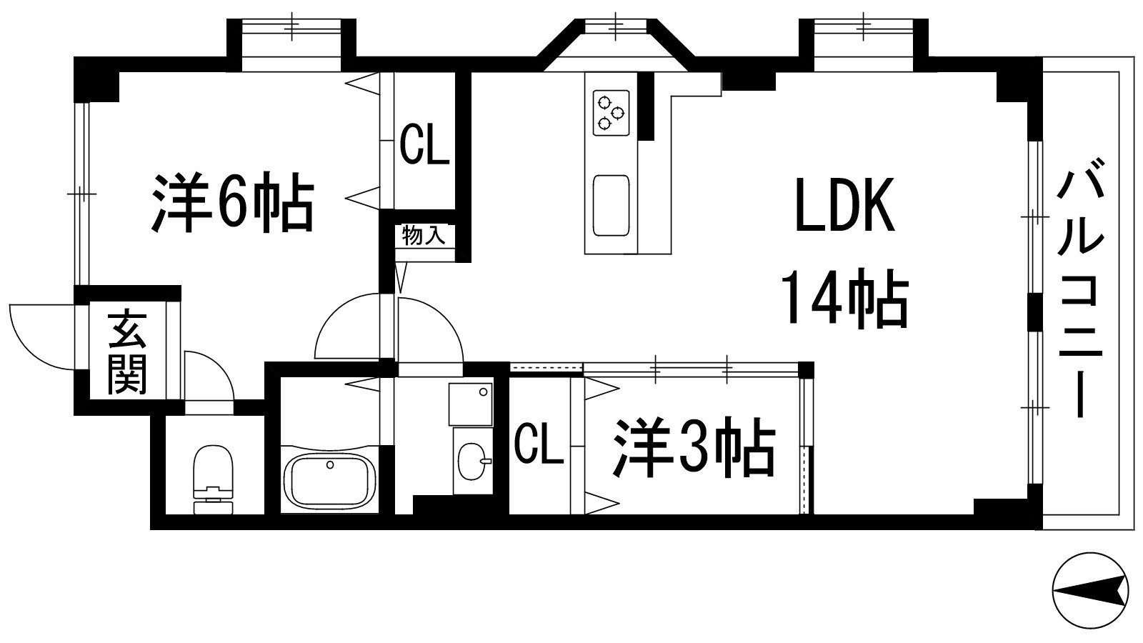 甲東ライフの物件間取画像