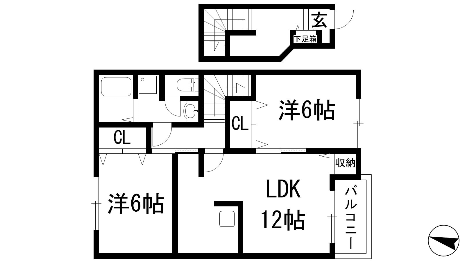 シャン・ド・フルールの物件間取画像