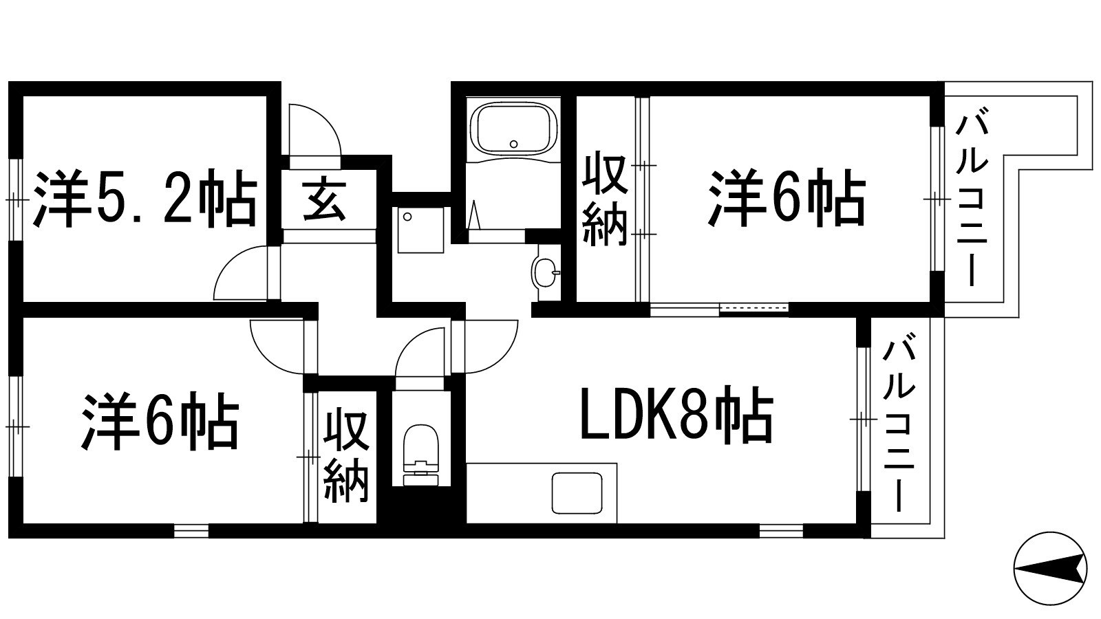 アビタ・コア3の物件間取画像