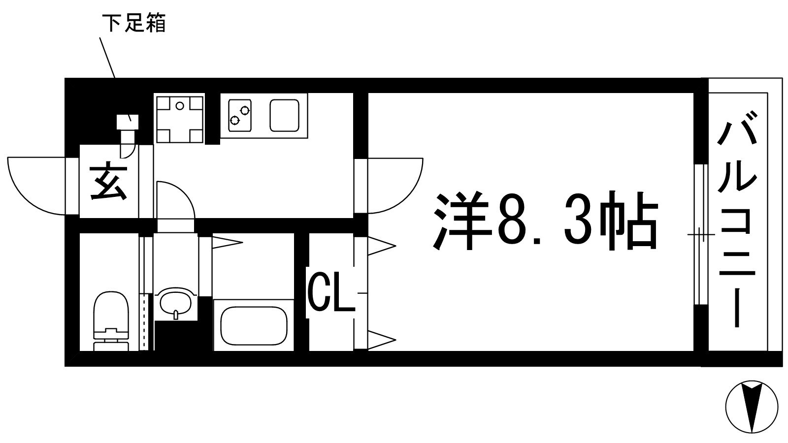 カレン石橋の物件外観写真