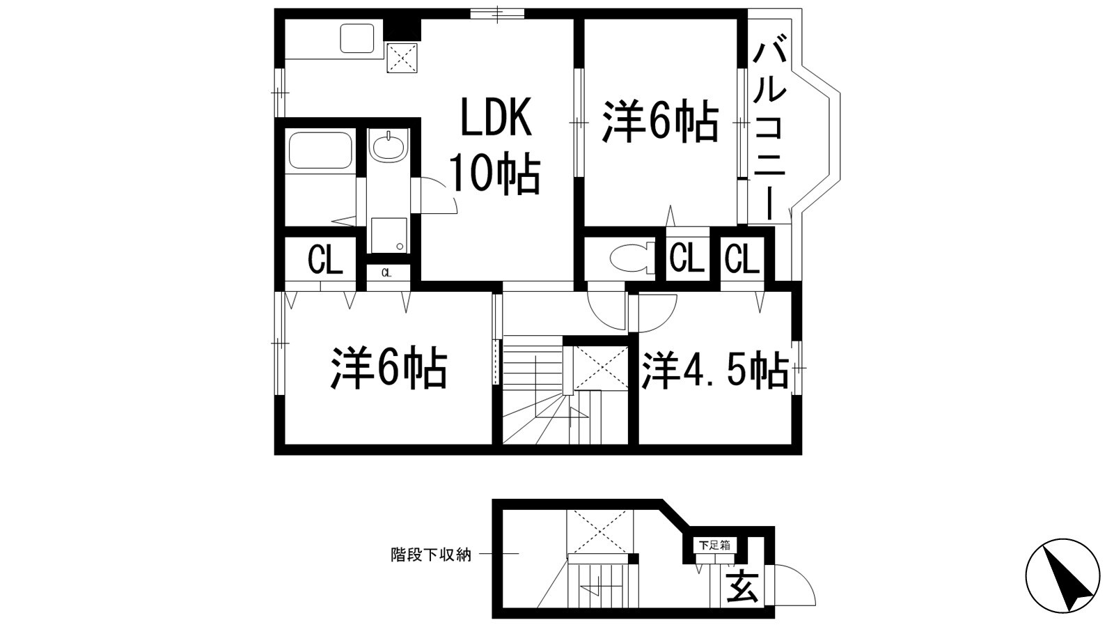 ラ・シェスタ錦松台の物件間取画像