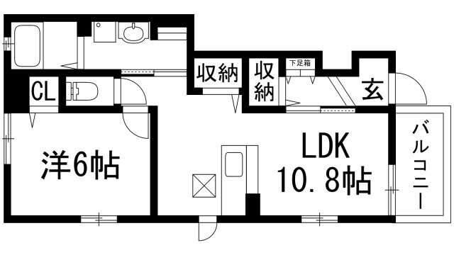 プラシード宝塚の物件間取画像