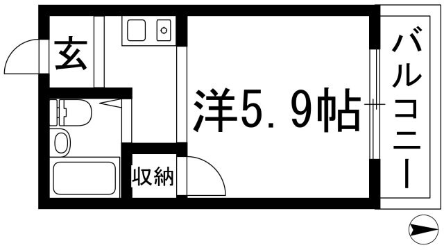 山口建設ビルの物件間取画像