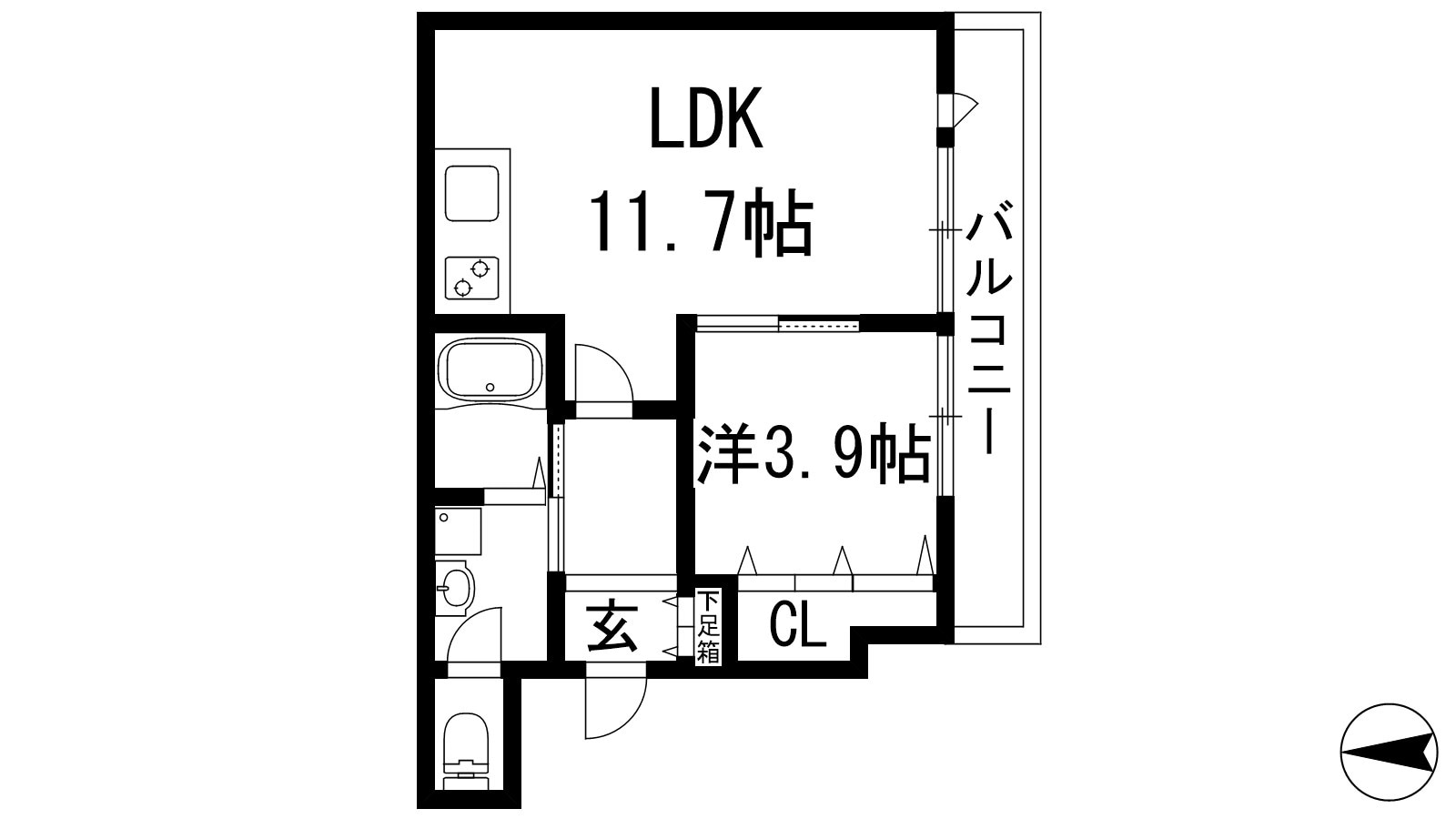 メゾンドピュアの物件間取画像