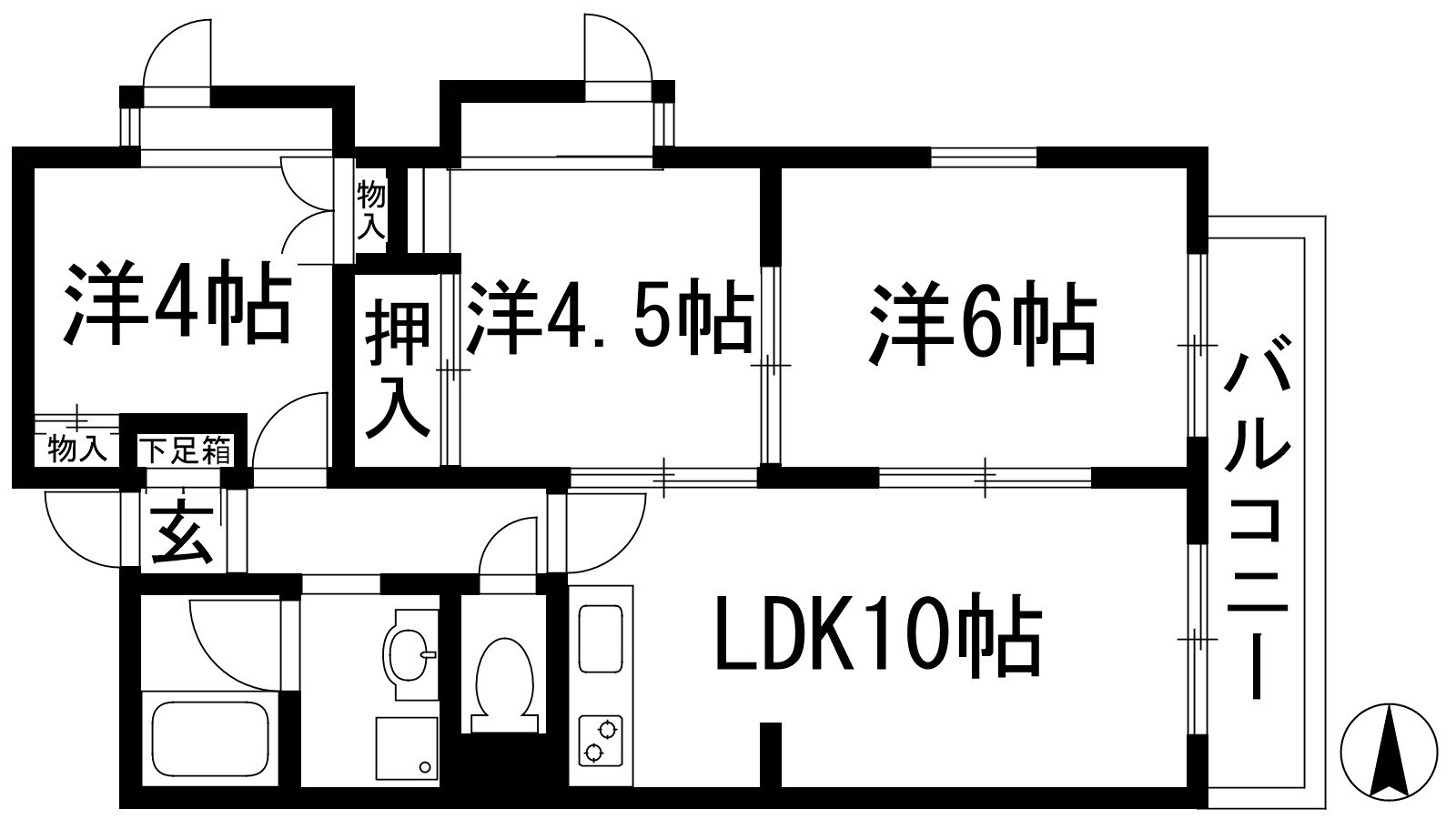 フローレンス石橋の物件間取画像