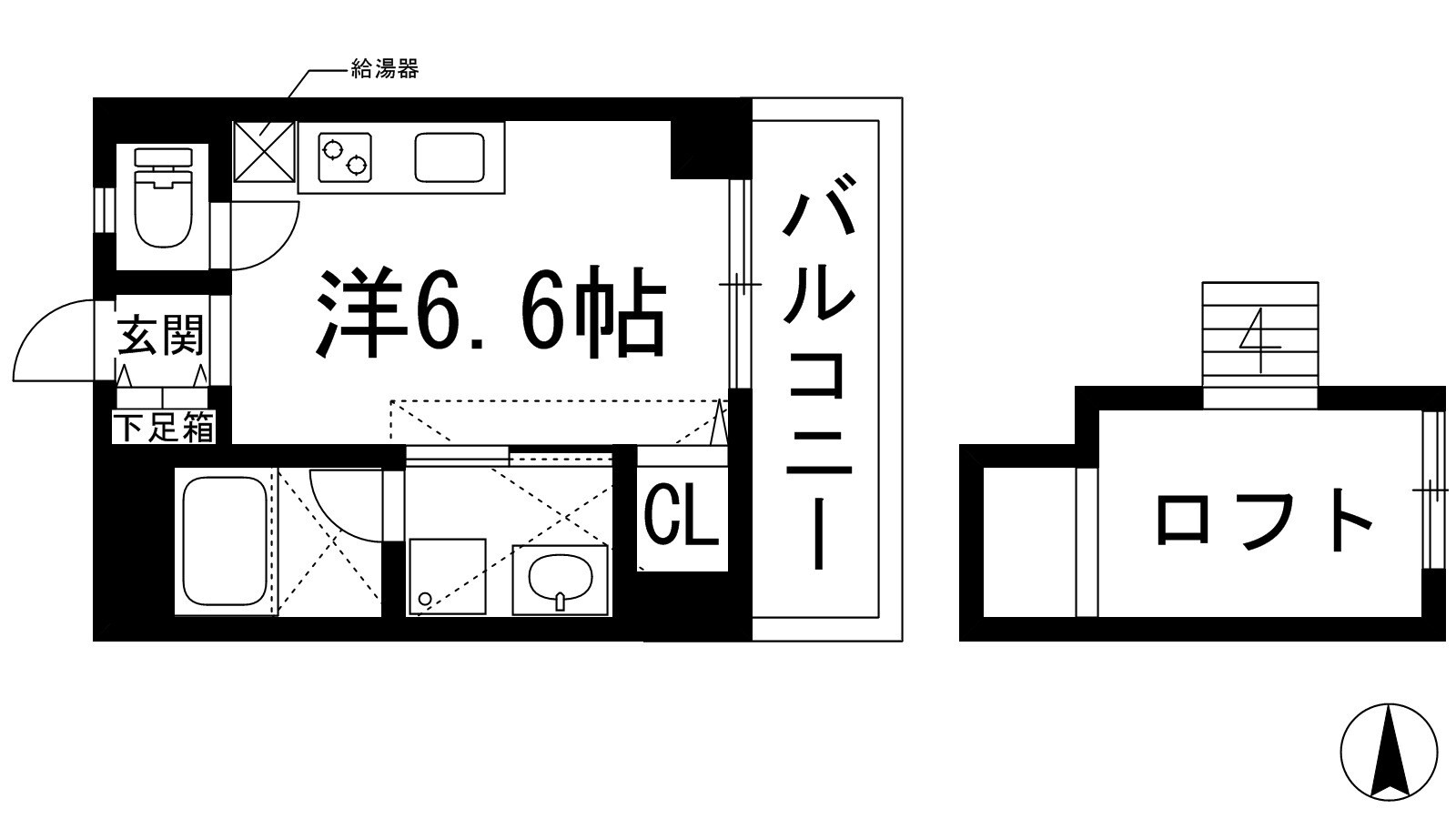 吉永ビル鼓ヶ滝駅前　の物件間取画像