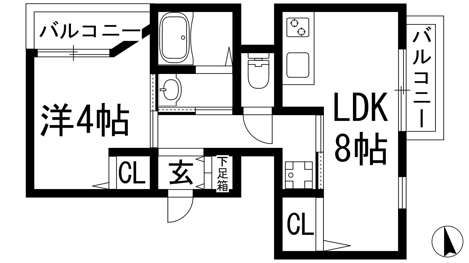 ザ・サンクタス宝塚駅前の物件間取画像