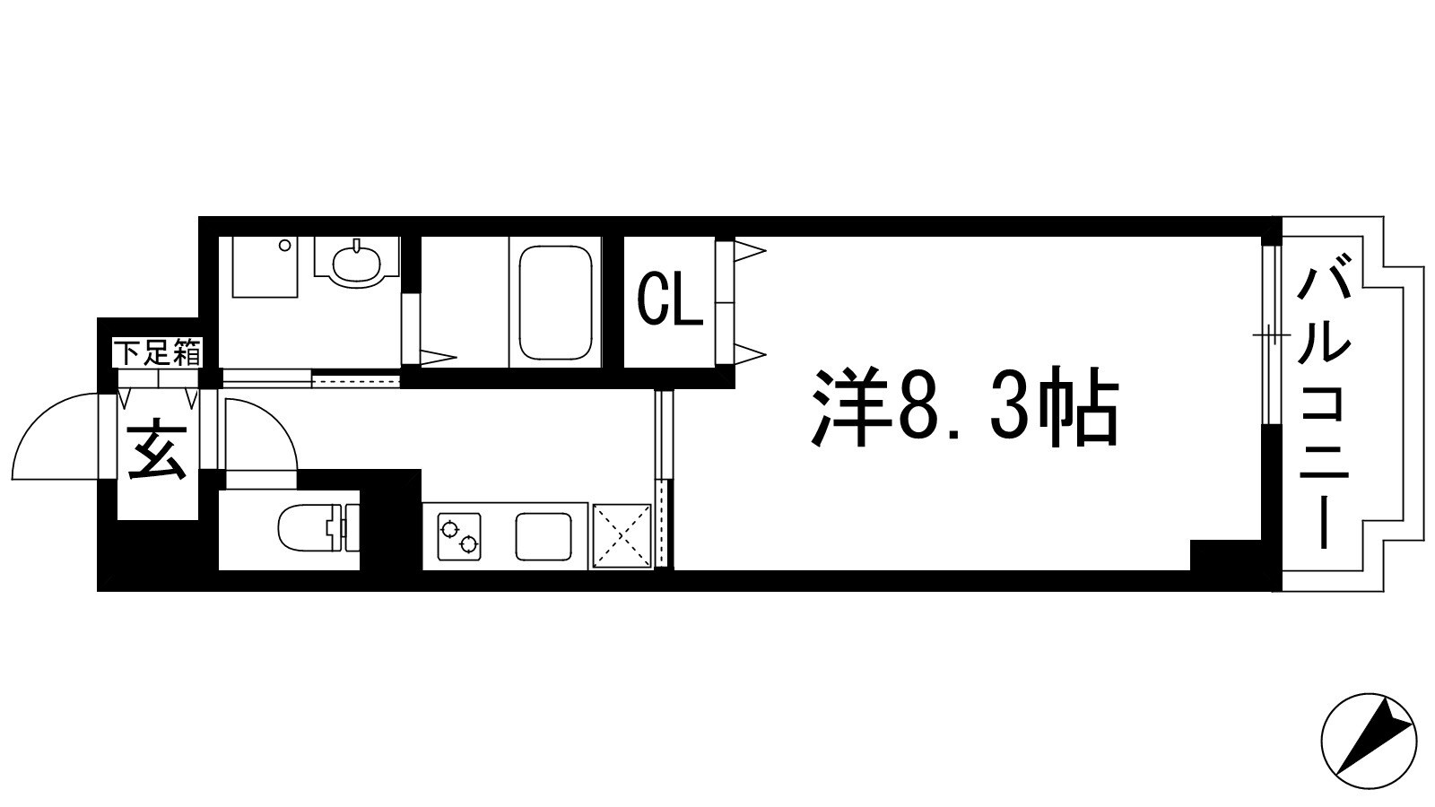 パークサイド宝塚の物件間取画像