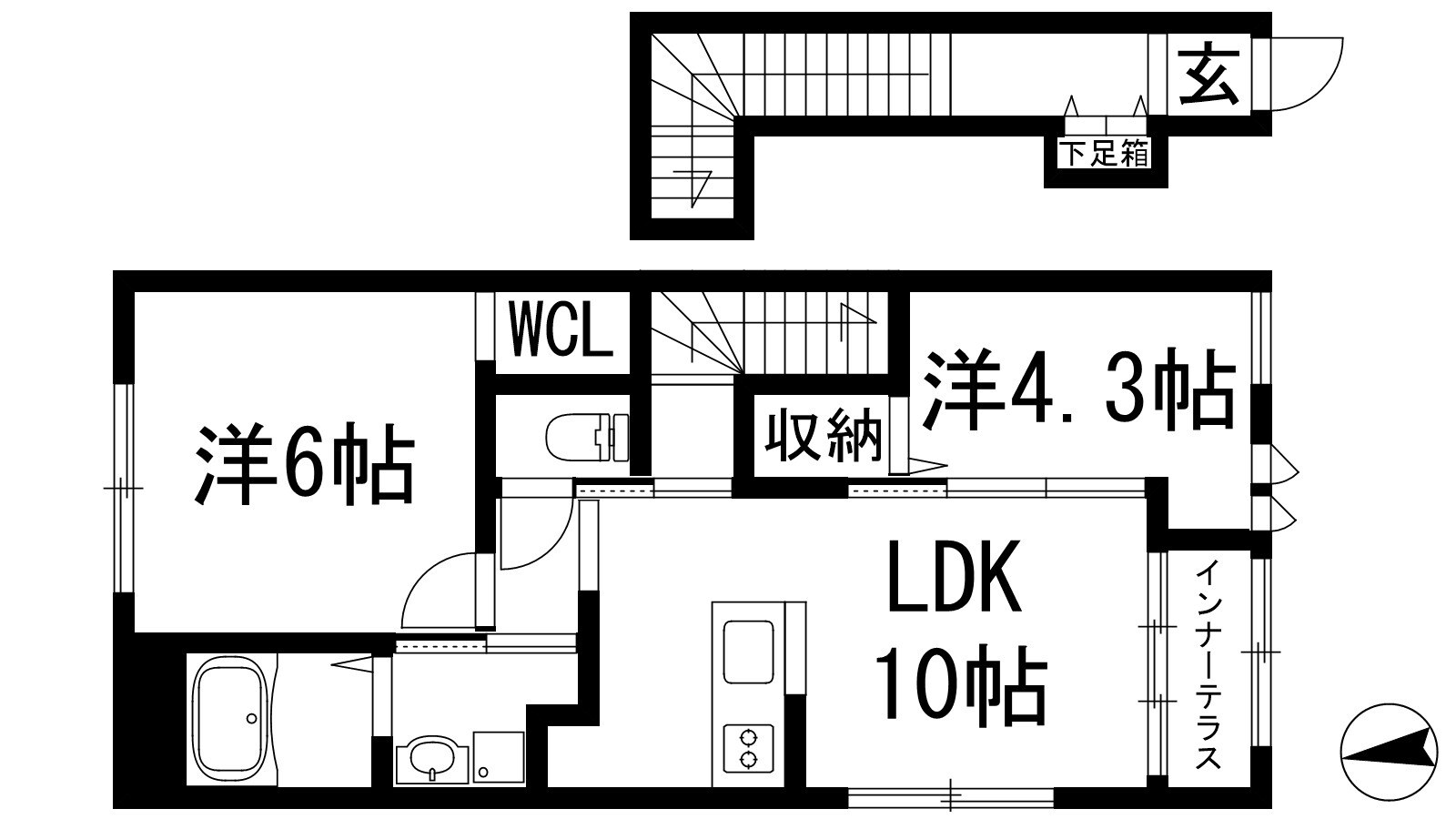 ラ・グランディールの物件間取画像