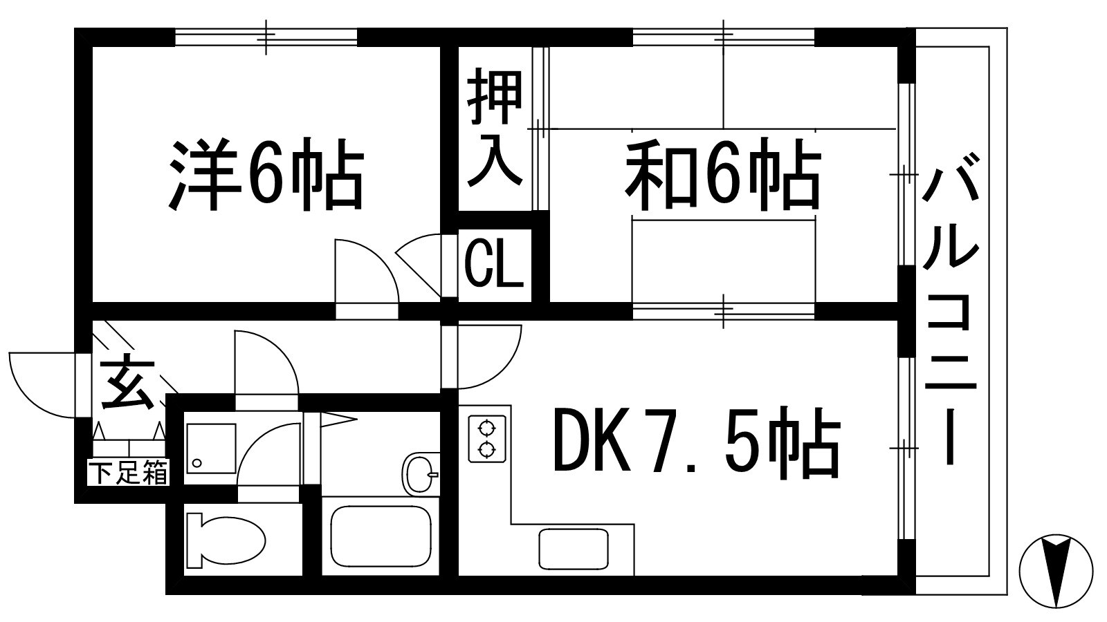 ダンディライオン宝塚２の物件間取画像