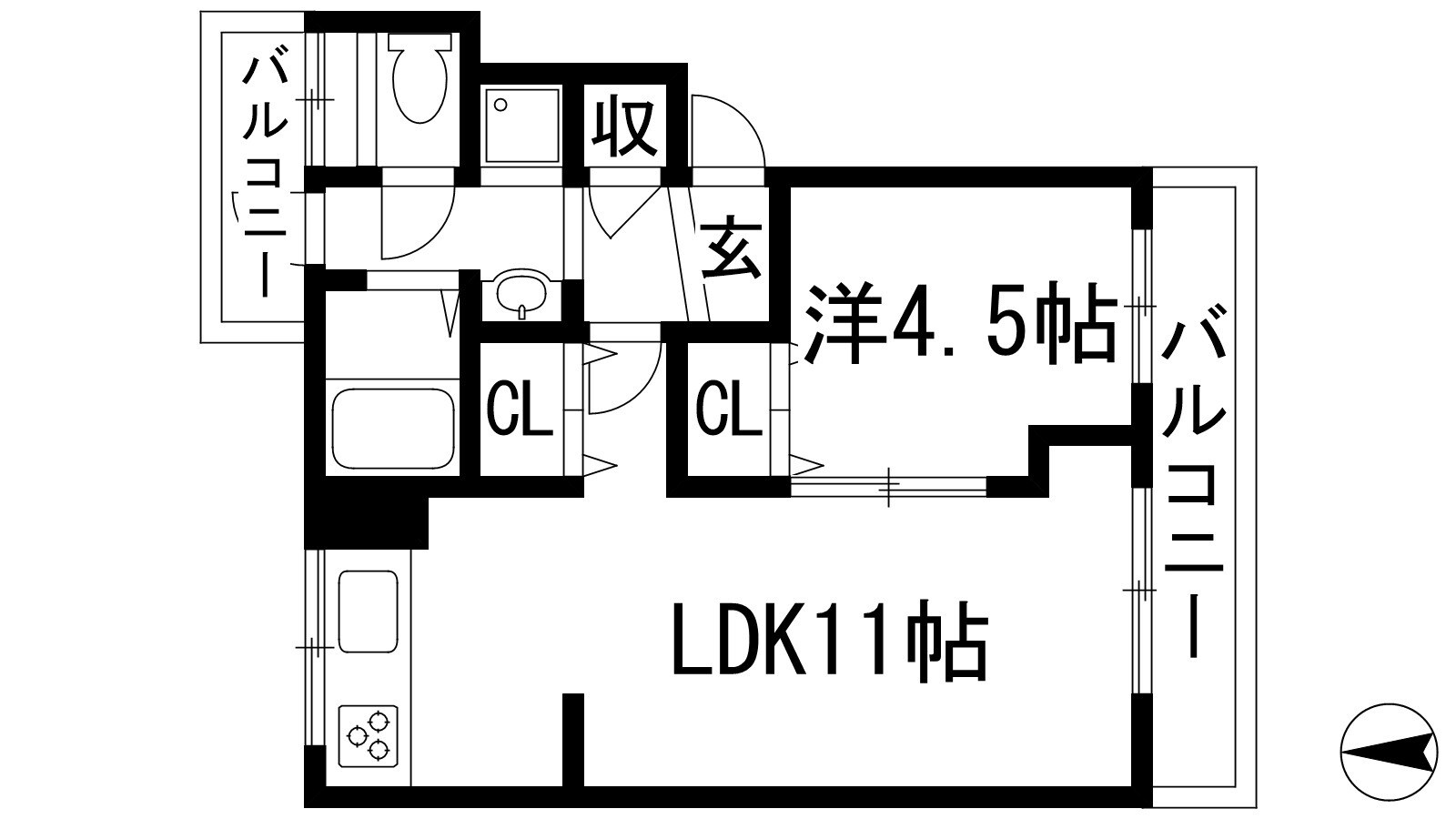 ViewTerrace売布の物件間取画像