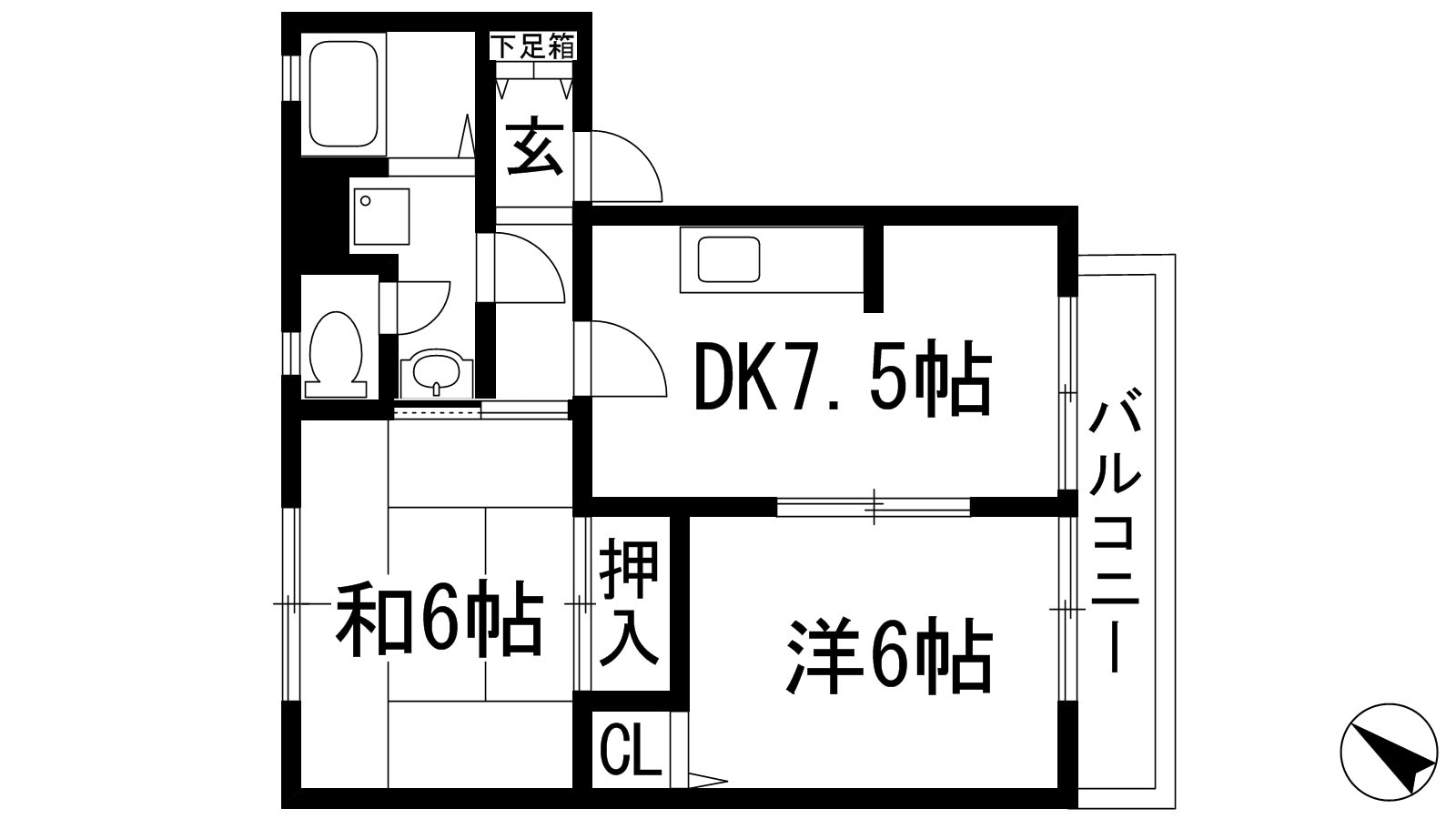 ファミール萩原の物件間取画像