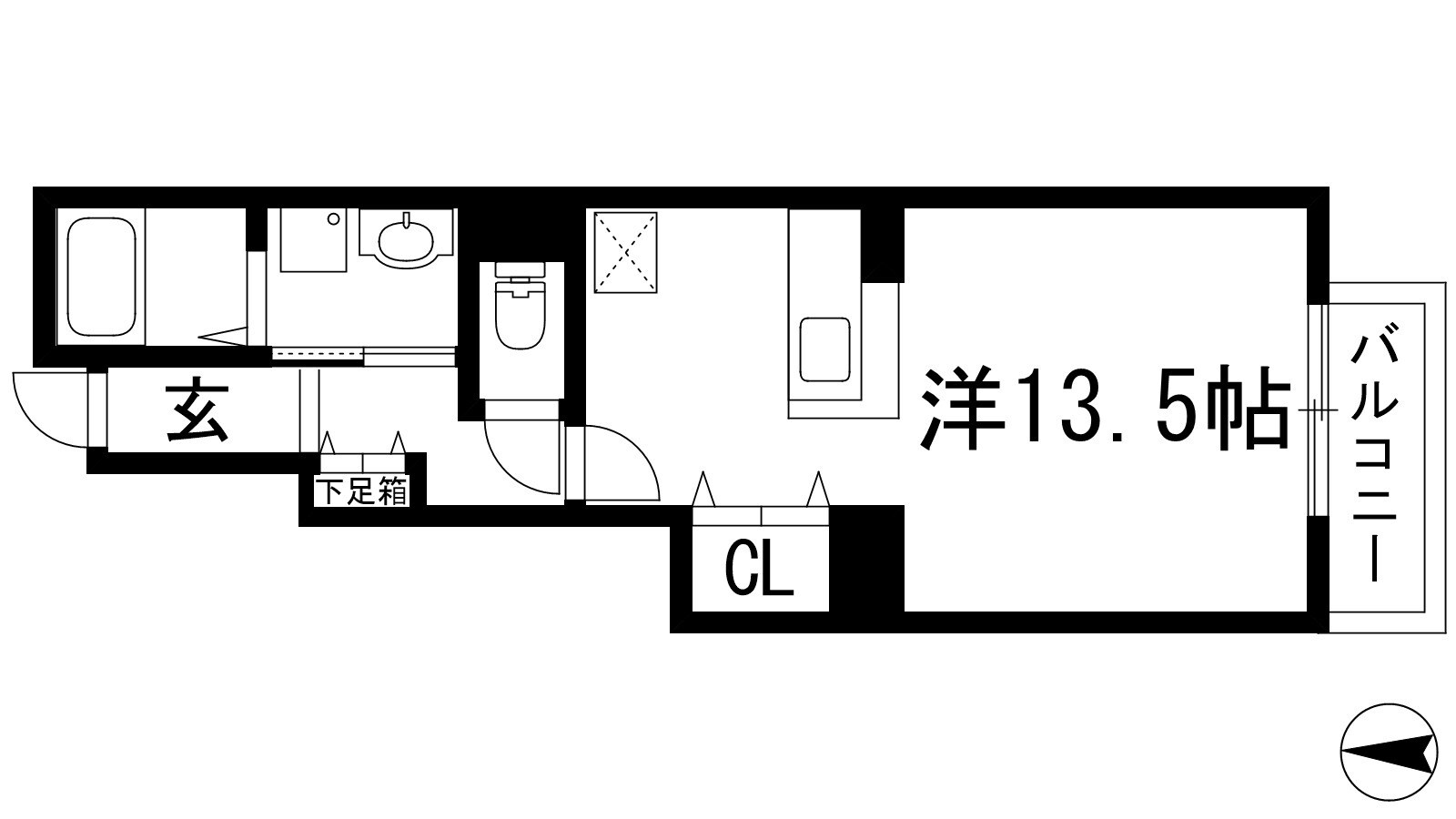 アウローラ松風の物件間取画像