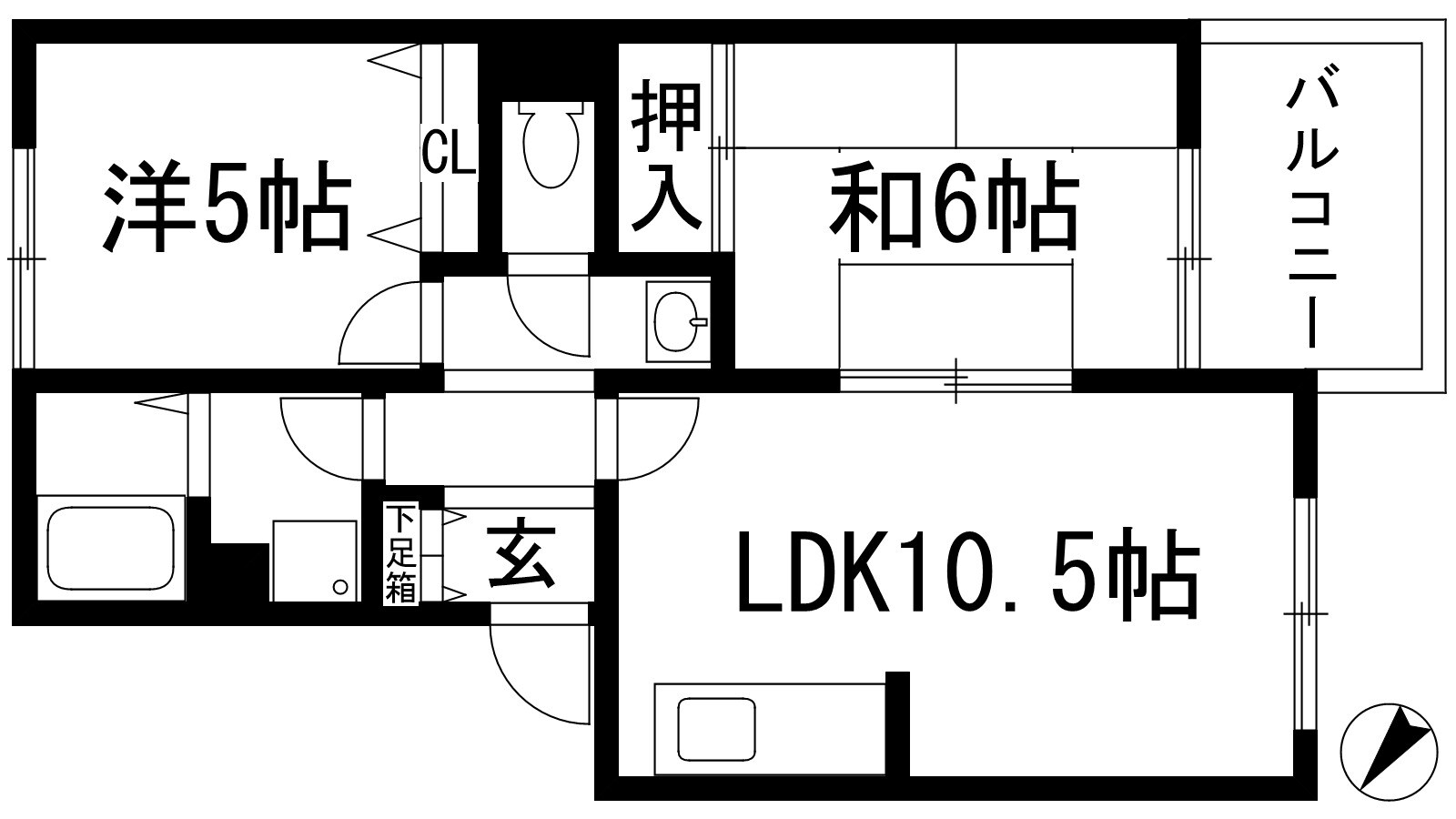 ラポール3の物件間取画像