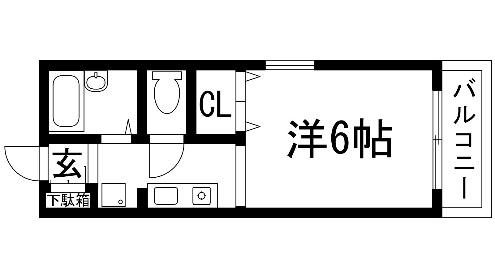 ジュネス仁川の物件間取画像