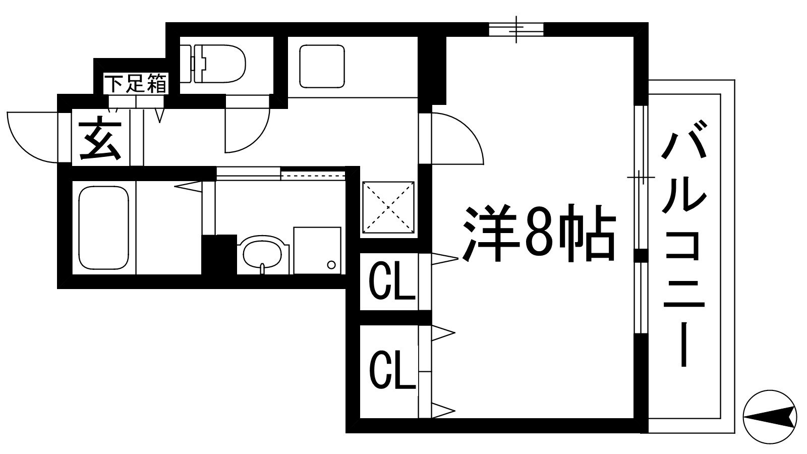 クルナードの物件間取画像