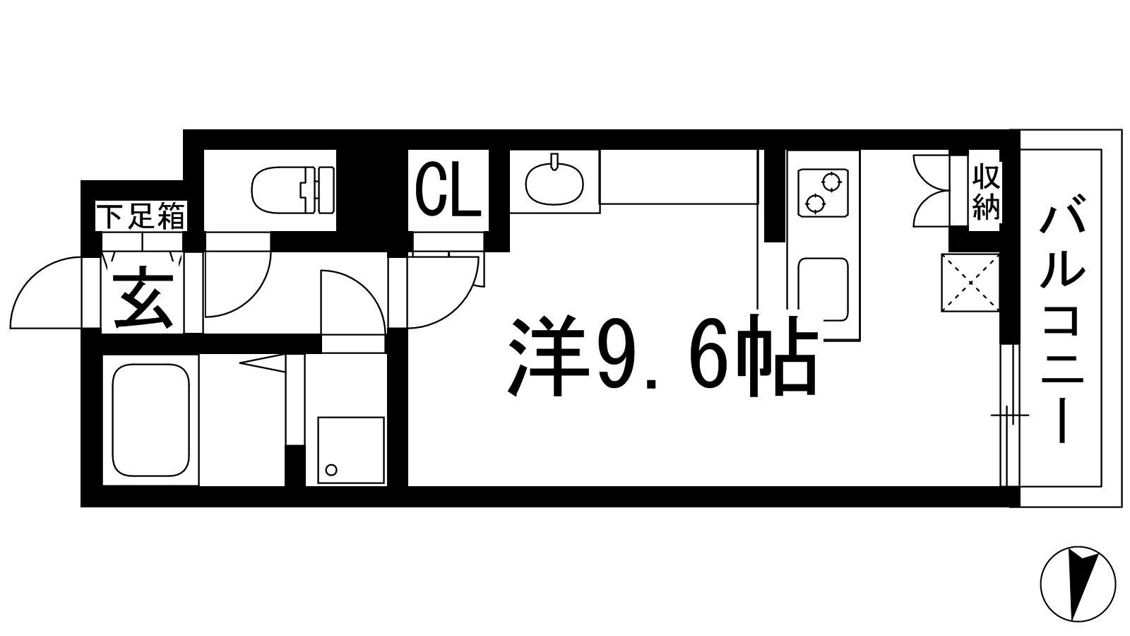 レオネクストリバーサイド2の物件間取画像