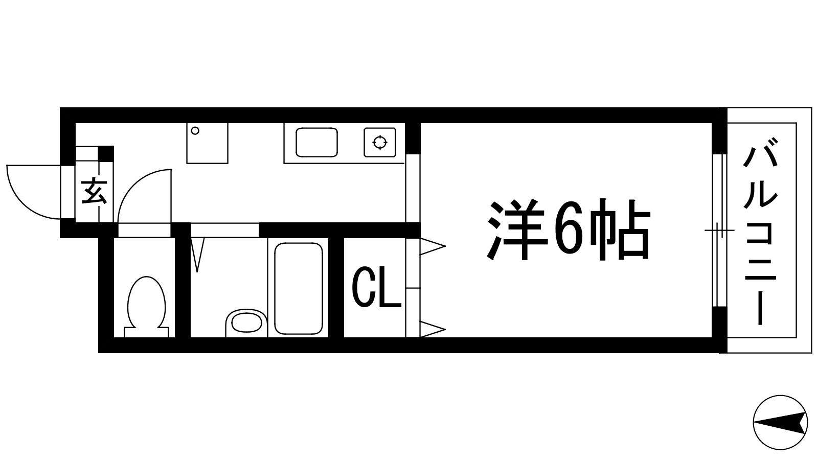 瀬高マンションの物件間取画像