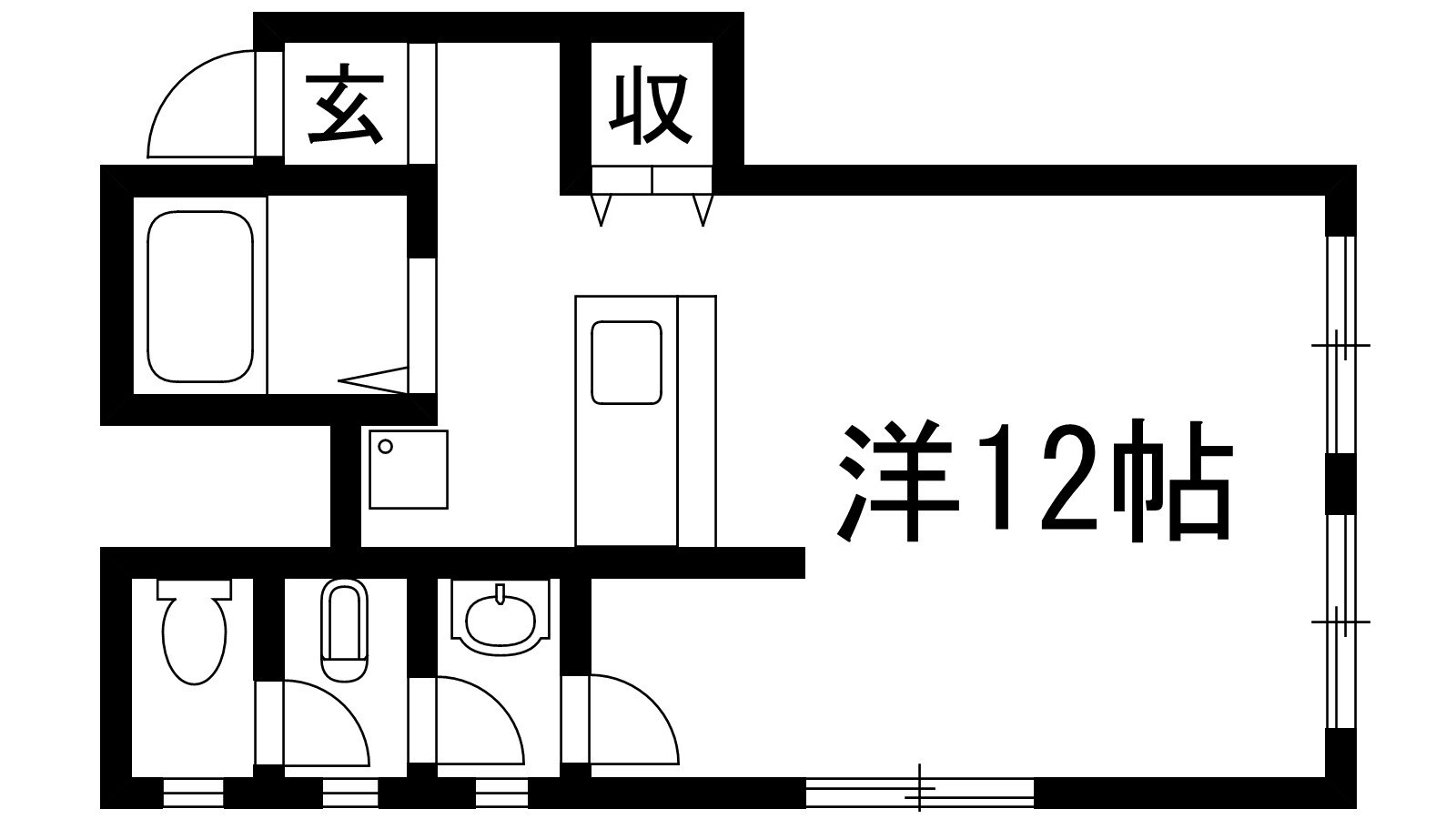 リノベール川西の物件間取画像