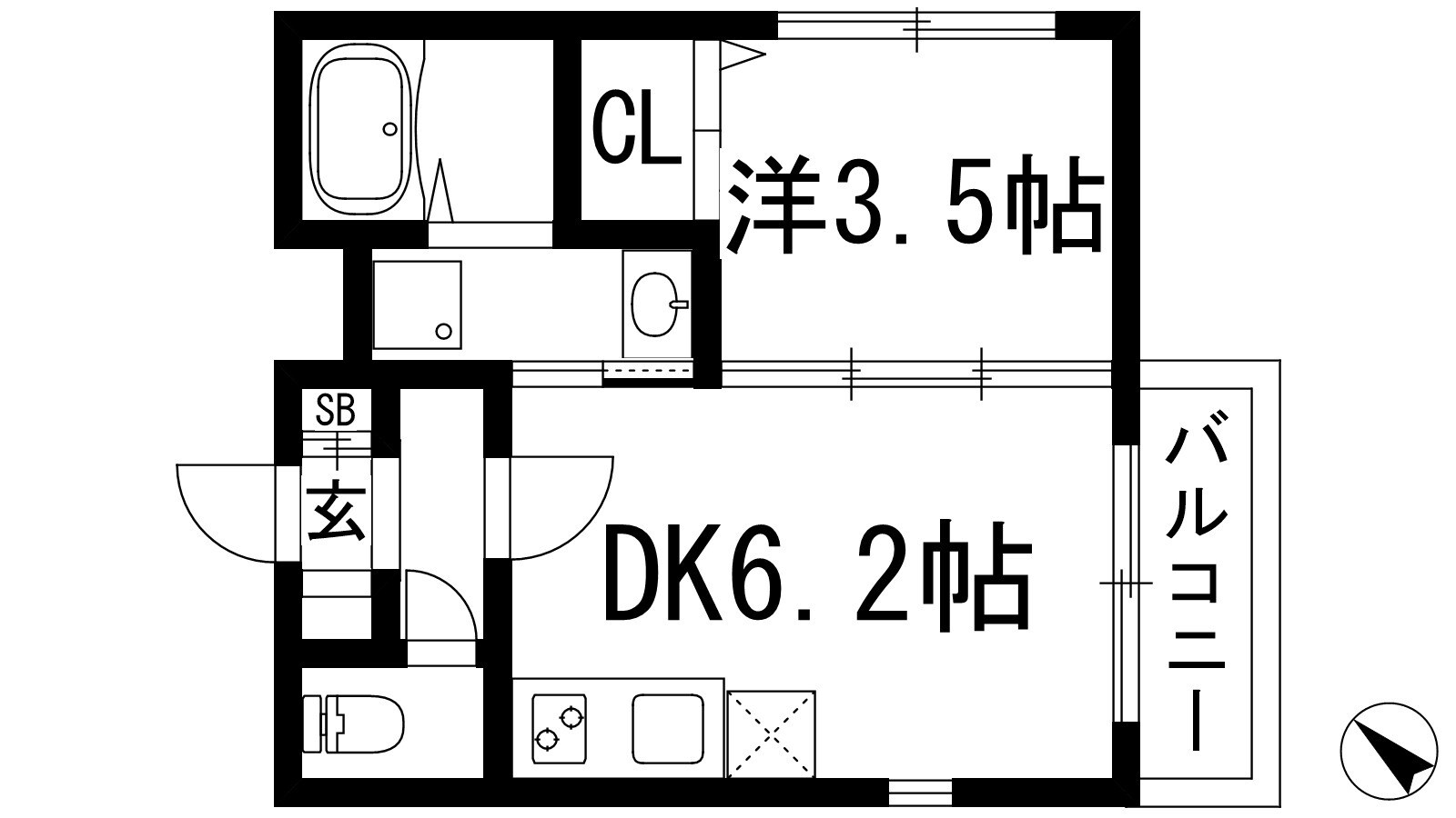 カメリアの物件間取画像