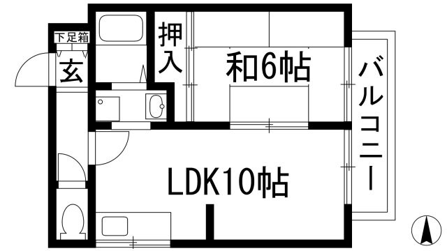 ブルーハイツの物件間取画像