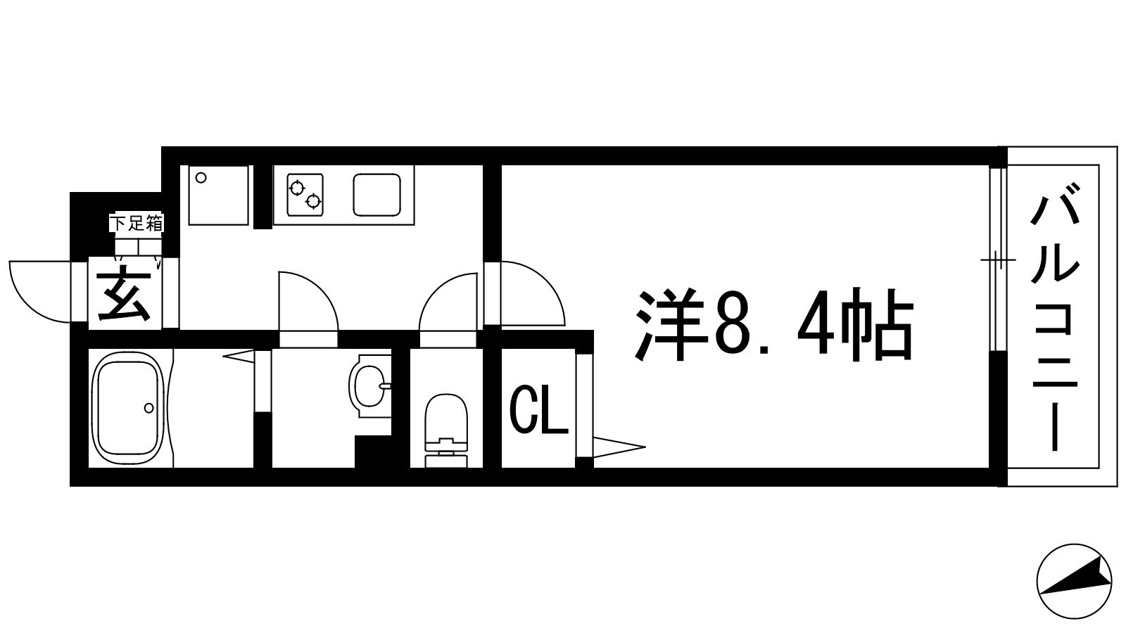 Clair Takarazuka（クレールタカラヅカ）の物件間取画像