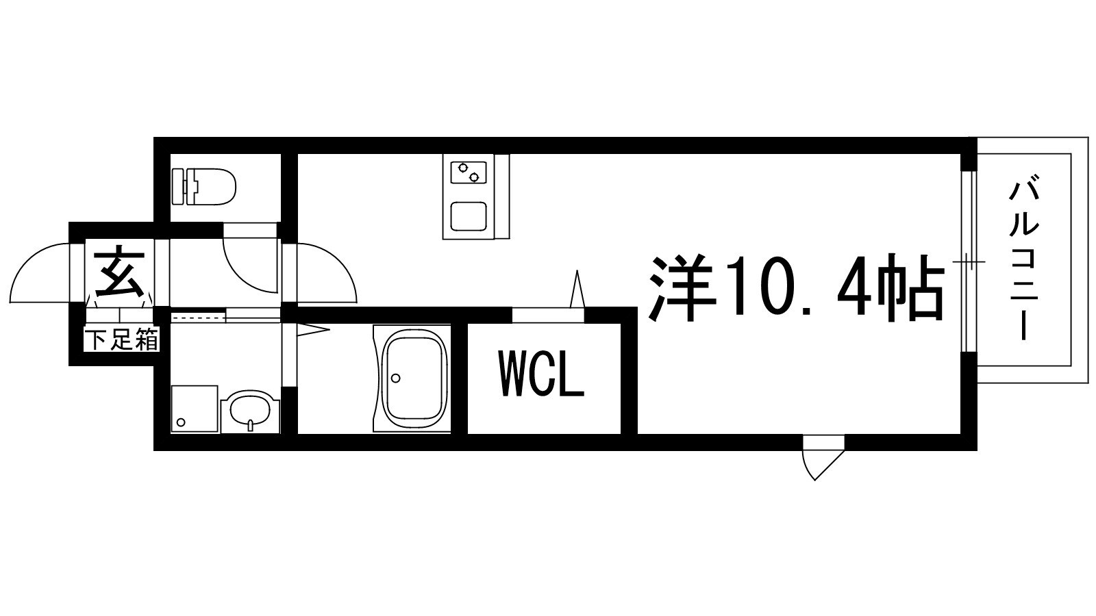 ONLYONE川西壱番館の物件間取画像