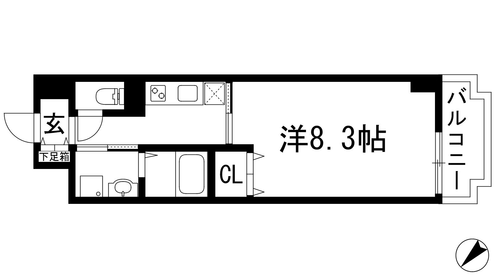 パークサイド宝塚の物件間取画像